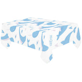 Blue whale pattern Tablecloth