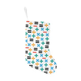 Math Pattern Print Design 05 Christmas Stocking
