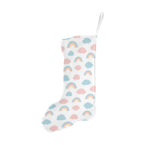 Cute rainbow clound pattern Christmas Stocking
