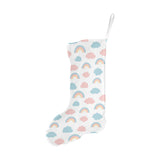 Cute rainbow clound pattern Christmas Stocking