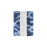 Blue camouflage pattern Classical White Mug (Fulfilled In US)