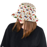 Corgi Christmas Pattern Unisex Bucket Hat