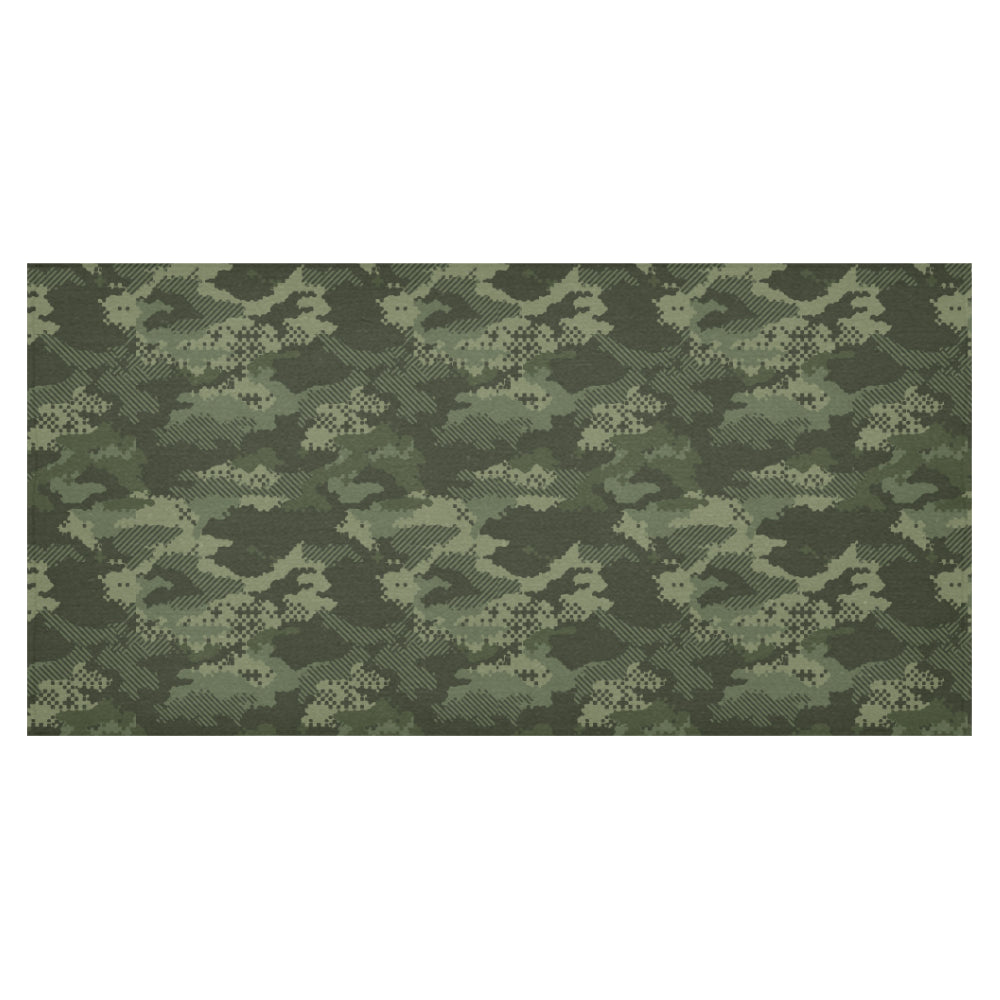 Digital Green camouflage pattern Tablecloth