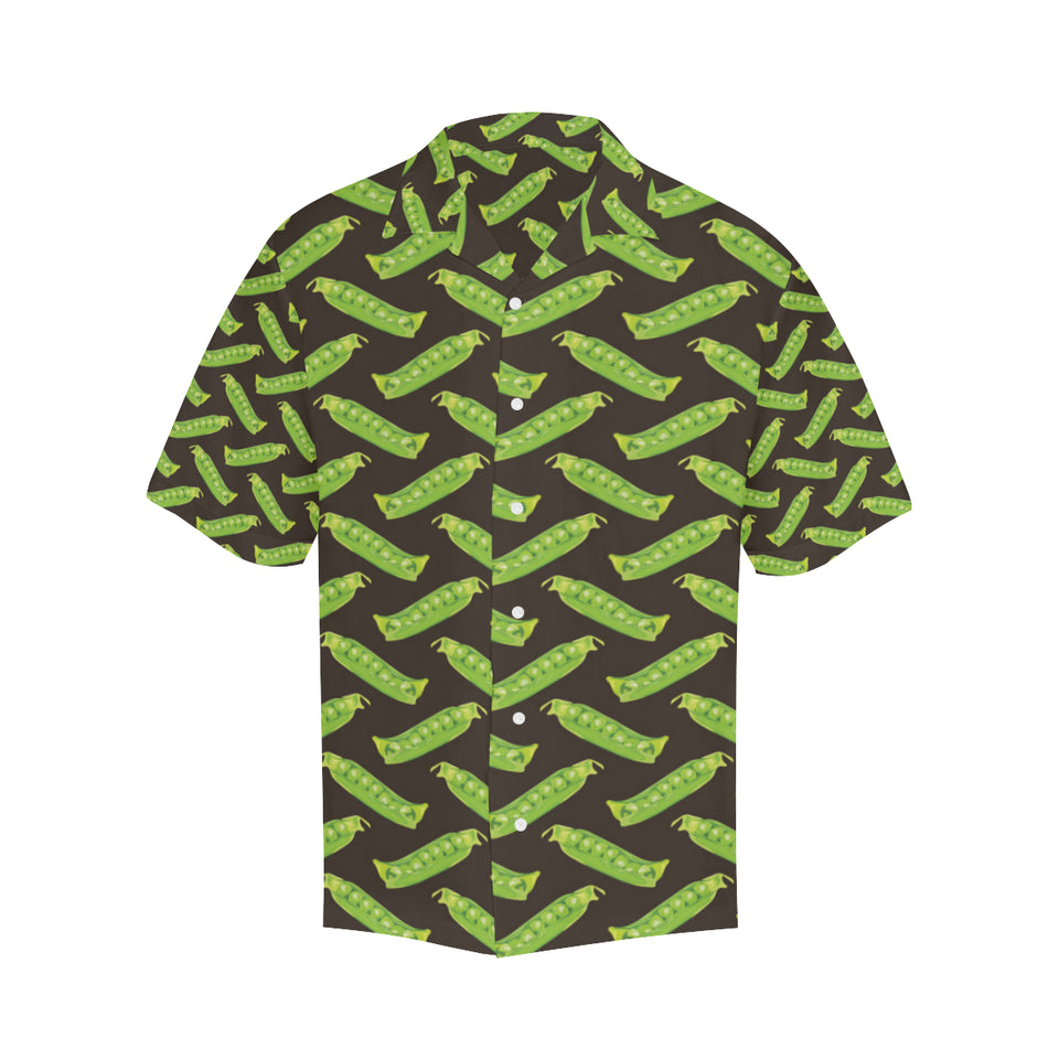 Green Peas Pattern Print Design 05 Men's All Over Print Hawaiian Shirt (Model T58)