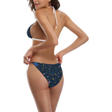 space pattern with planets, comets, constellations Sexy Bikinis Two-Piece Swimsuits