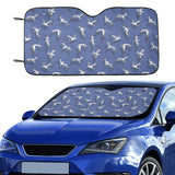 Seagull Pattern Print Design 03 Car Sun Shade