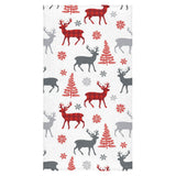 Deer tree snowflakes chrismas pattern Bath Towel