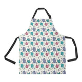 Tea pots Pattern Print Design 05 All Over Print Adjustable Apron