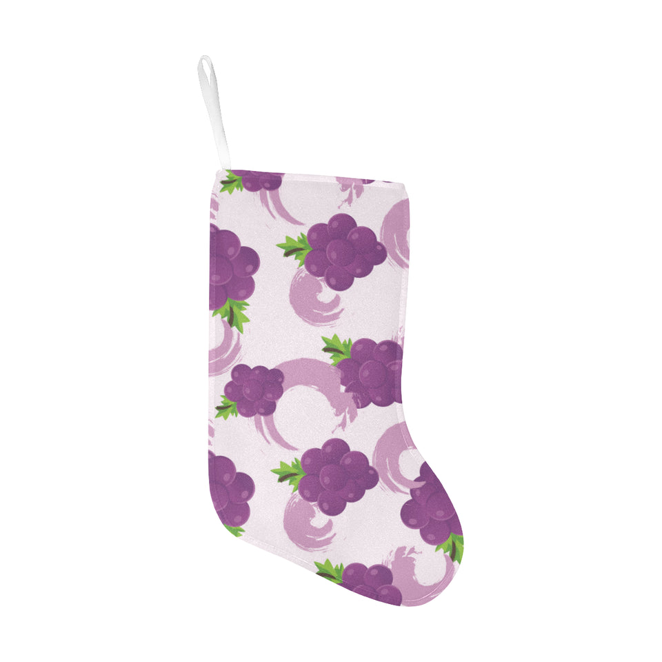 Cute Grape pattern Christmas Stocking