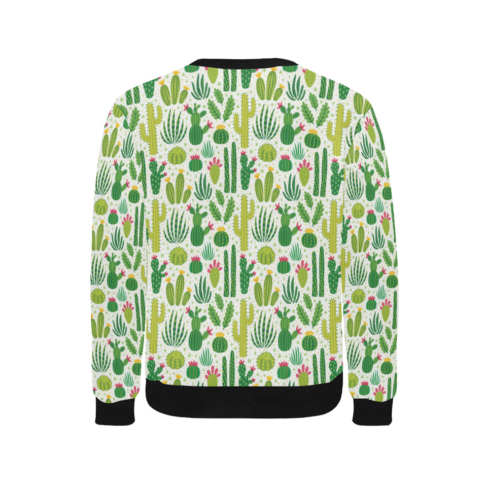 Cactus pattern copy Men's Crew Neck Sweatshirt