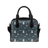 windmill tree pattern Shoulder Handbag