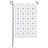 Anchor rudder nautical design pattern House Flag Garden Flag