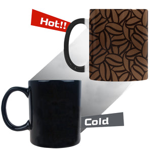 coffee bean pattern Morphing Mug Heat Changing Mug