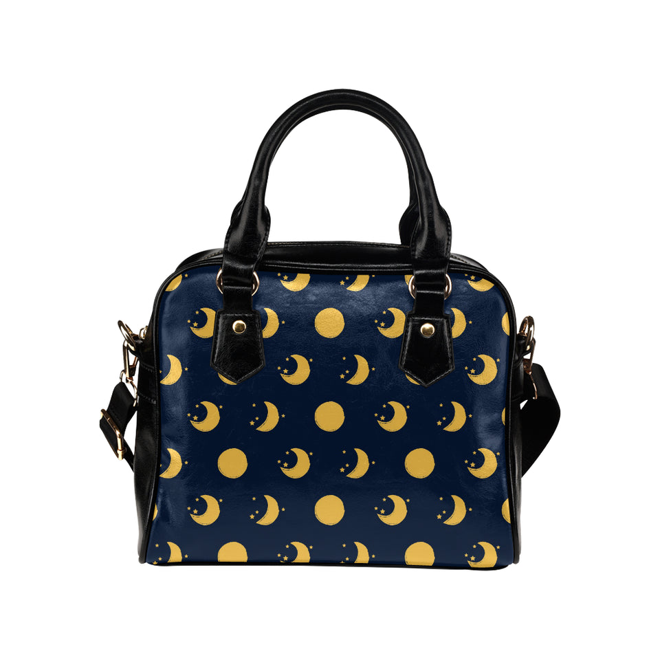 Moon star pattern Shoulder Handbag