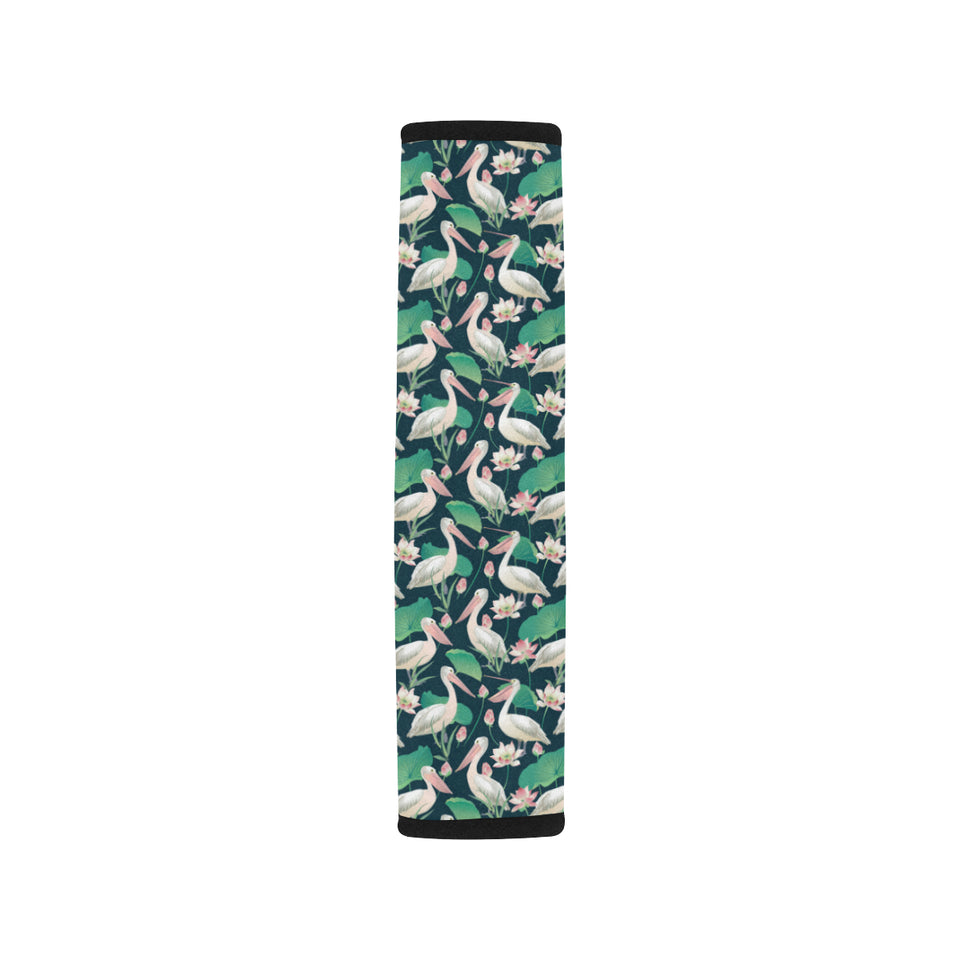 Pelican Pattern Print Design 03 Car Seat Belt Cover
