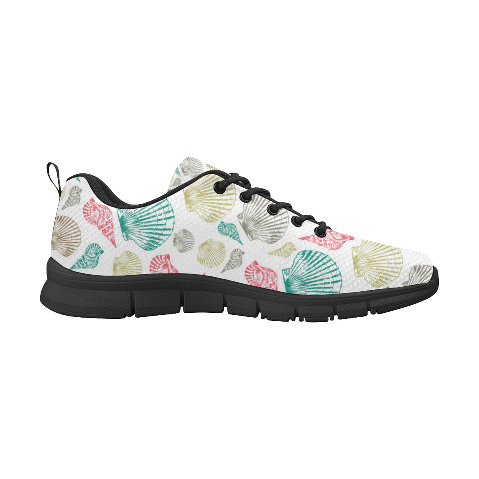 Colorful shell pattern Men's Sneaker Shoes