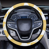Potato Chips Pattern Print Design 03 Car Steering Wheel Cover