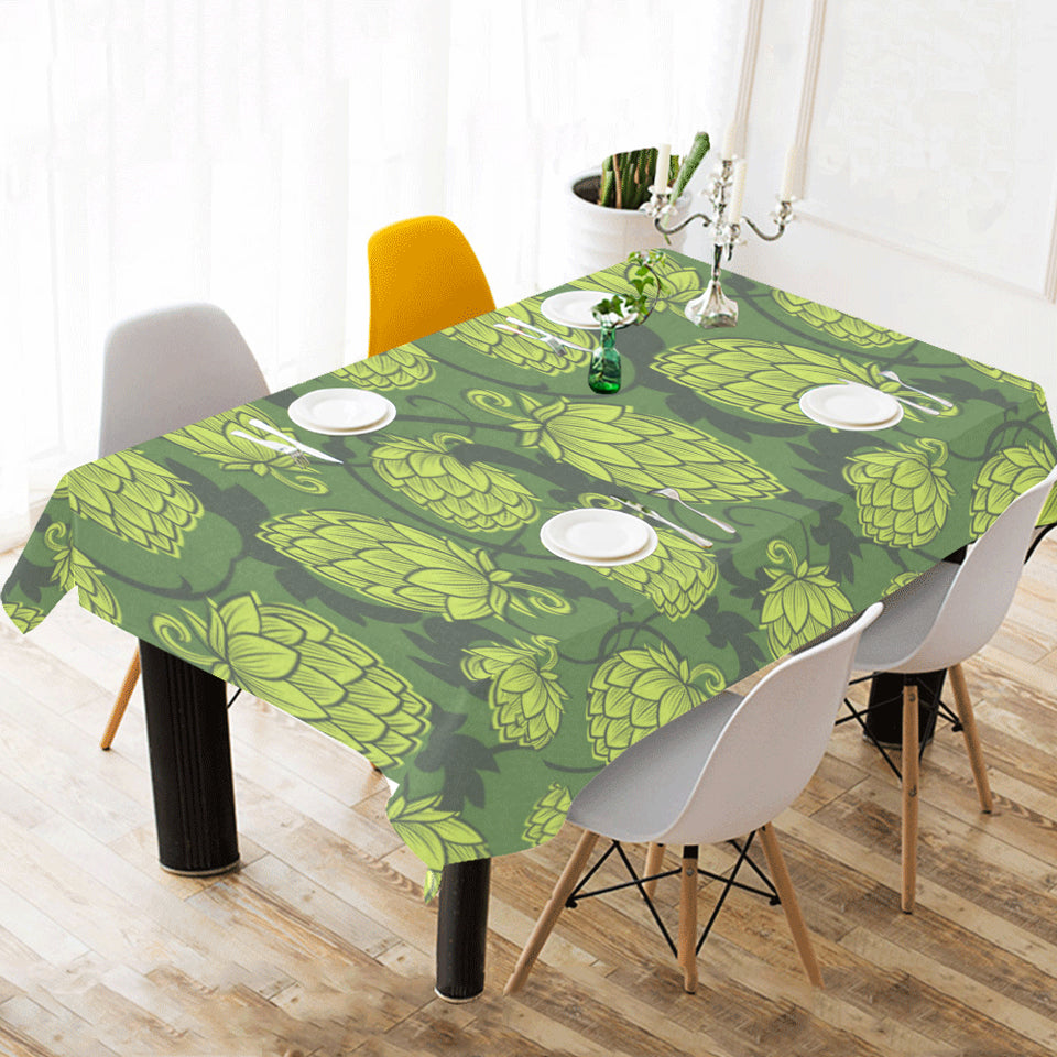 Hop pattern Hop cone background Tablecloth