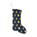 Moon star pattern Christmas Stocking