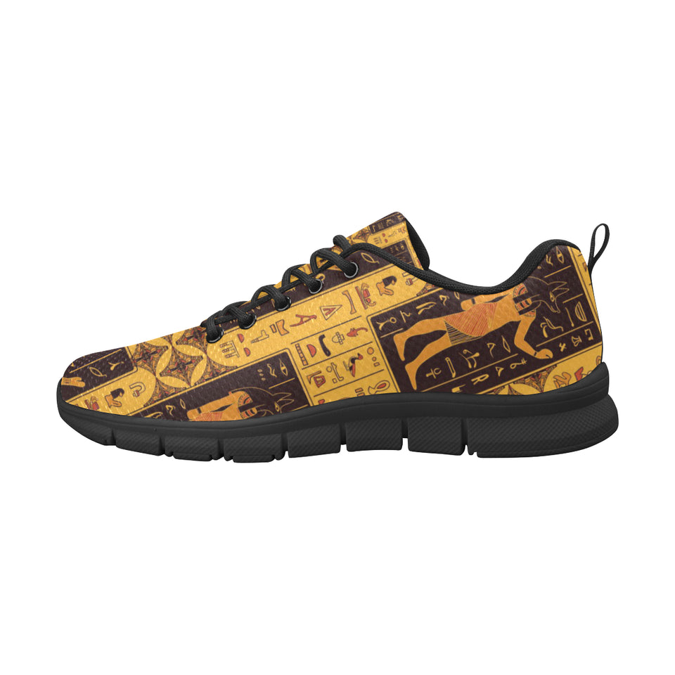 Egypt Hieroglyphics Pattern Print Design 05 Men's Breathable Sneakers ( Model 055)