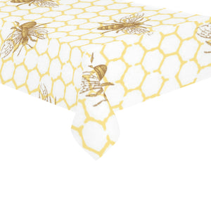 Bee honeycomb seamless design pattern Tablecloth