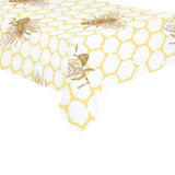 Bee honeycomb seamless design pattern Tablecloth