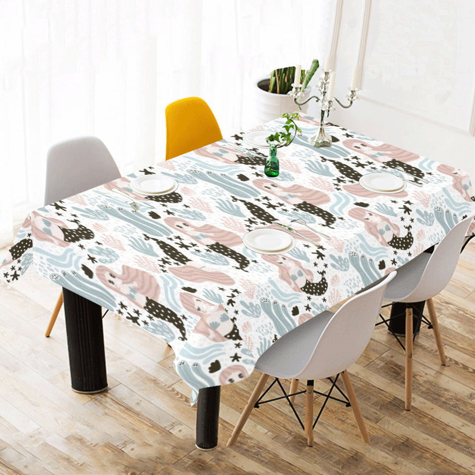 cute mermaid pattern Tablecloth