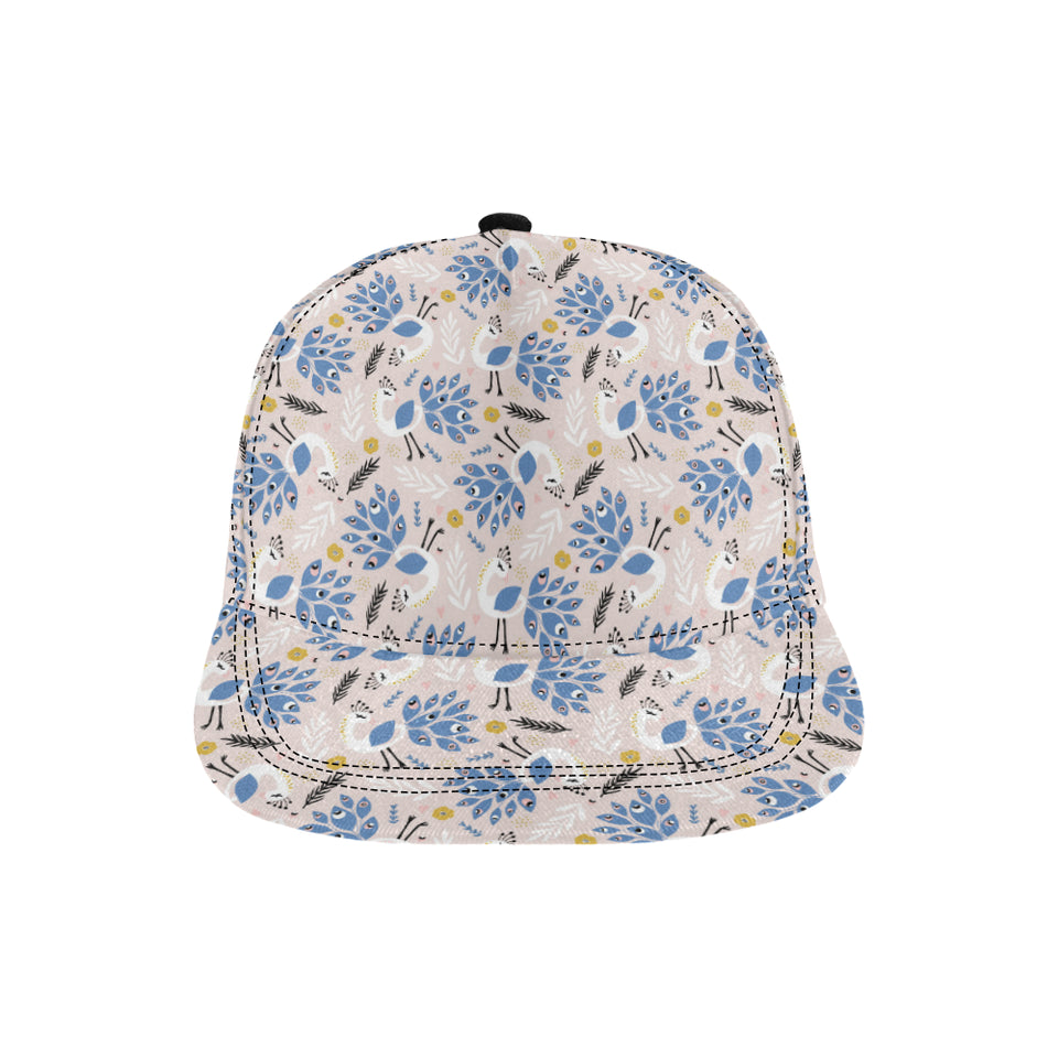 Cute peacock pattern All Over Print Snapback Cap