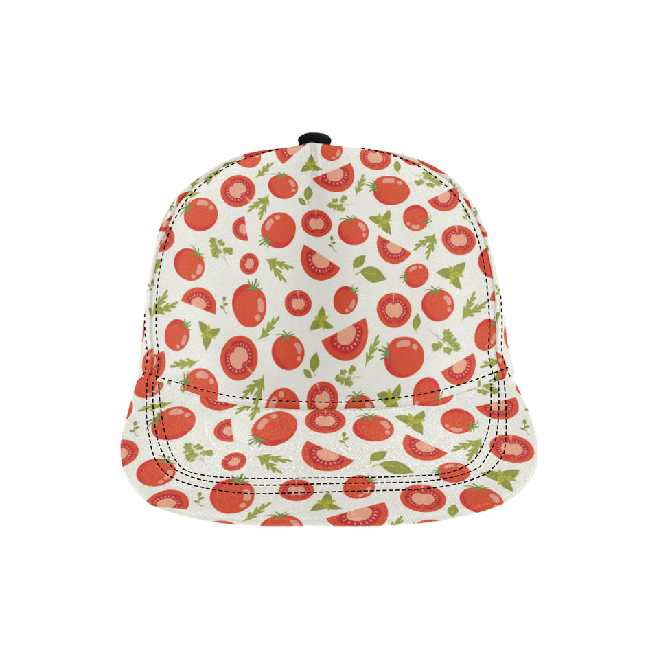 Tomato pattern All Over Print Snapback Cap