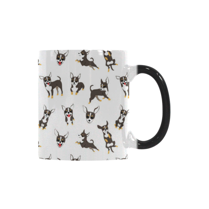 Chihuahua dog pattern Morphing Mug Heat Changing Mug