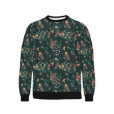 Snake forest pattern Men's Crew Neck Sweatshirt