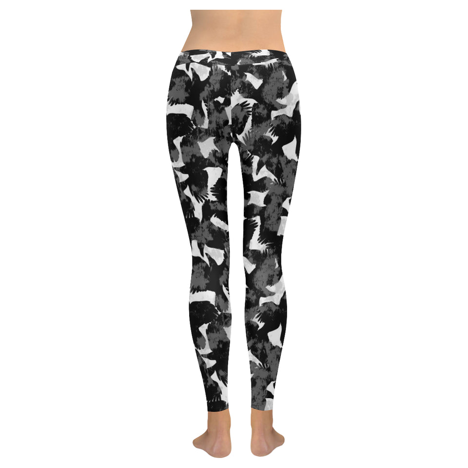Crow illustration pattern Women's Legging Fulfilled In US
