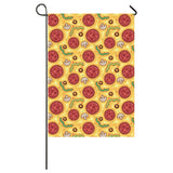 Pizza texture pattern House Flag Garden Flag