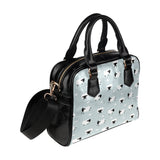 Sheep polka dot cloud pattern Shoulder Handbag
