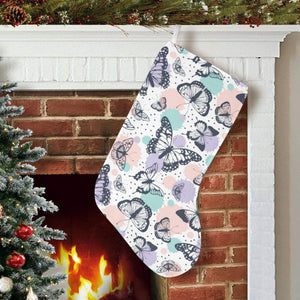 Butterfly pattern Christmas Stocking