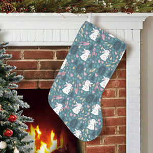 Cute rabbit pattern Christmas Stocking