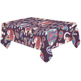 Elephant indian style ornament pattern Tablecloth