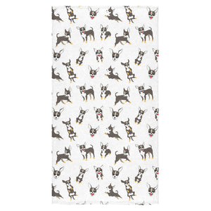Chihuahua dog pattern Bath Towel