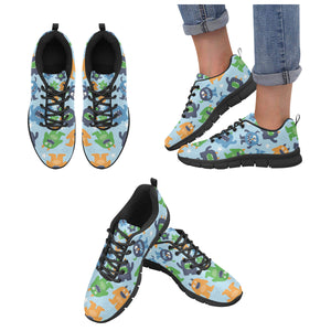 Alien Pattern Print Design 04 Women's Sneaker Shoes