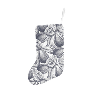 Guava tropical hand drawn pattern Christmas Stocking