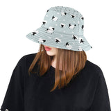 Sheep polka dot cloud pattern Unisex Bucket Hat