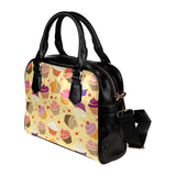 cake cupcake heart cherry pattern Shoulder Handbag