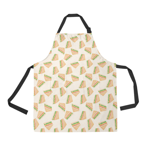 Sandwich Pattern Print Design 01 All Over Print Adjustable Apron