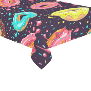 Colorful donut glaze pattern Tablecloth