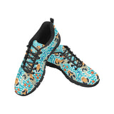Cute sea otters fishe sea urchin pattern Men's Sneaker Shoes