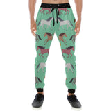 Colorful horses pattern Unisex Casual Sweatpants