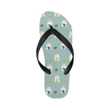 Cute hamster cheese pattern Unisex Flip Flops