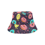Colorful donut glaze pattern Unisex Bucket Hat