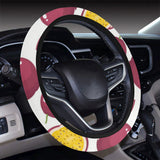 Passion fruit design pattern Car Steering Wheel Cover