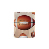 American football ball design pattern Classical White Mug (Fulfilled In US)